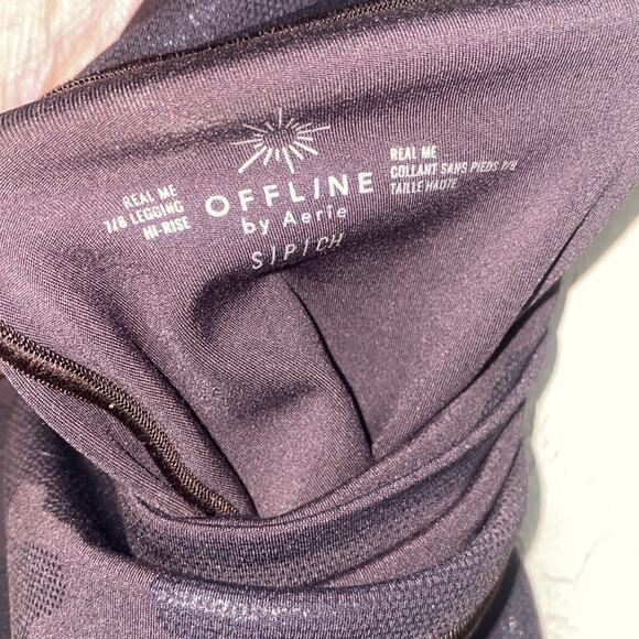 Aerie Offline Real Me High Waisted 7/8 Legging Women’s Expresso - Picture 8 of 9